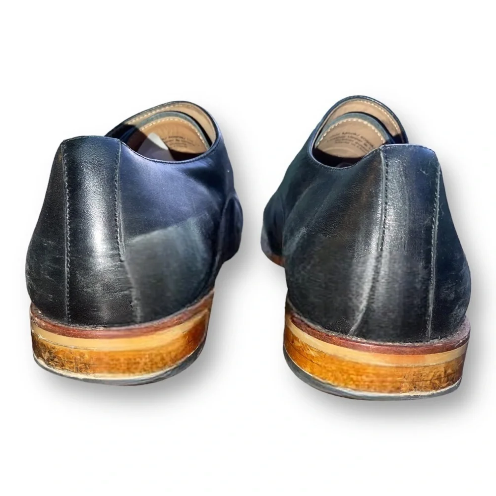 🖤 Warfield & Grand Double Monk Strap Shoes | Men’s Size 12 | Black Leather Dress